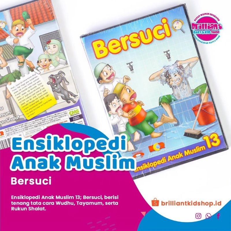 VCD Anak Ensiklopedi Anak Muslim 13"Bersuci"