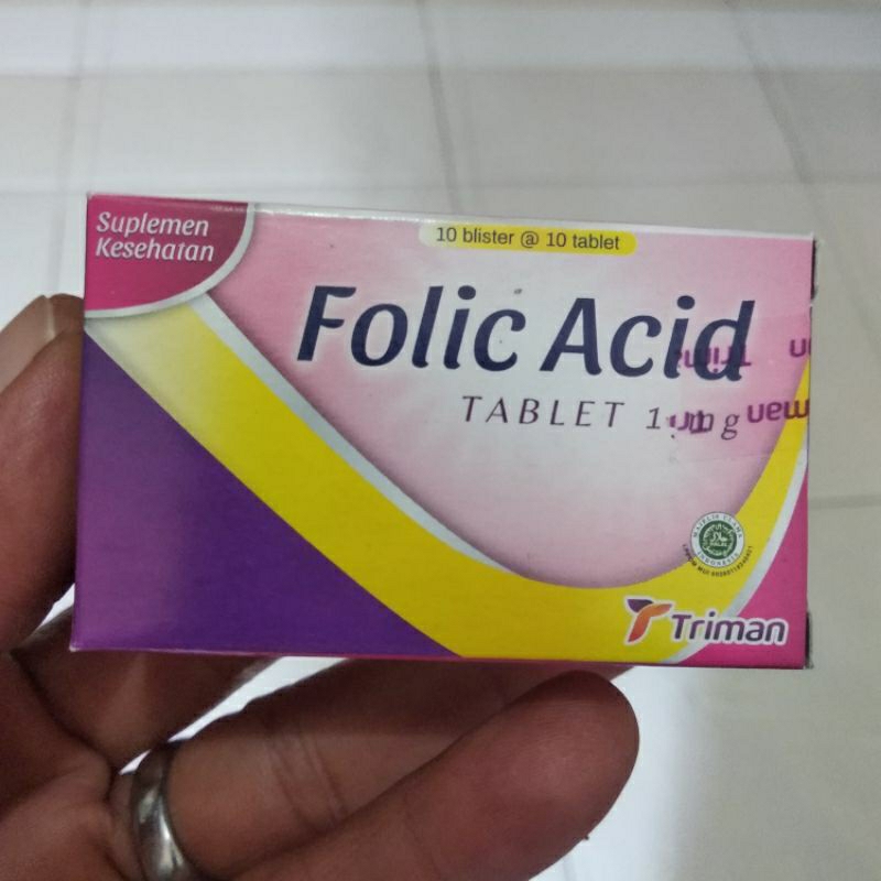 FOLIC ACID 1mg Triman 100tablet