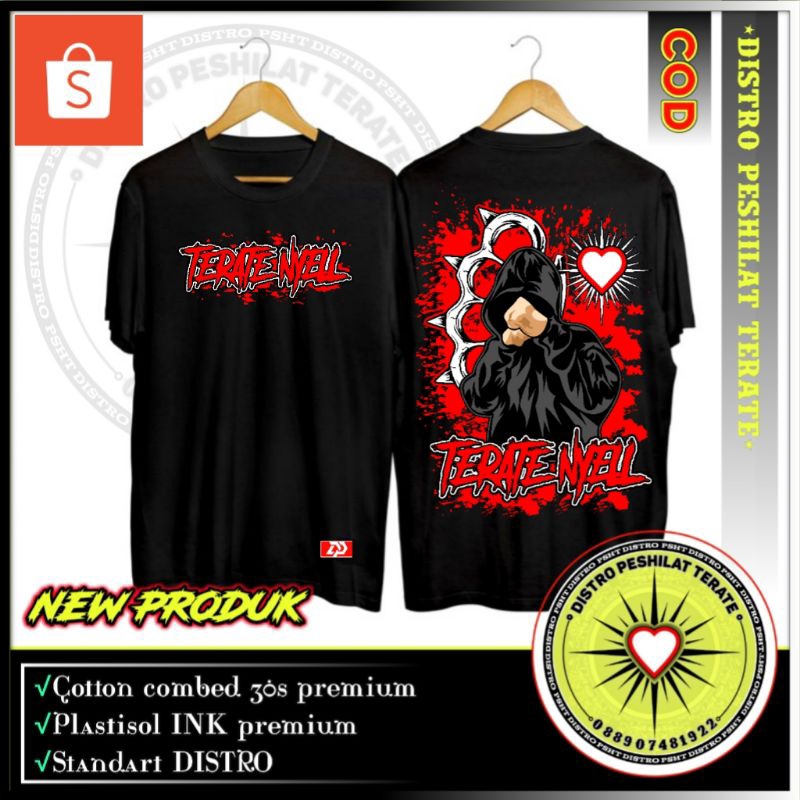 KAOS PSHT TERATE NYELL VIRAL (SH-1)