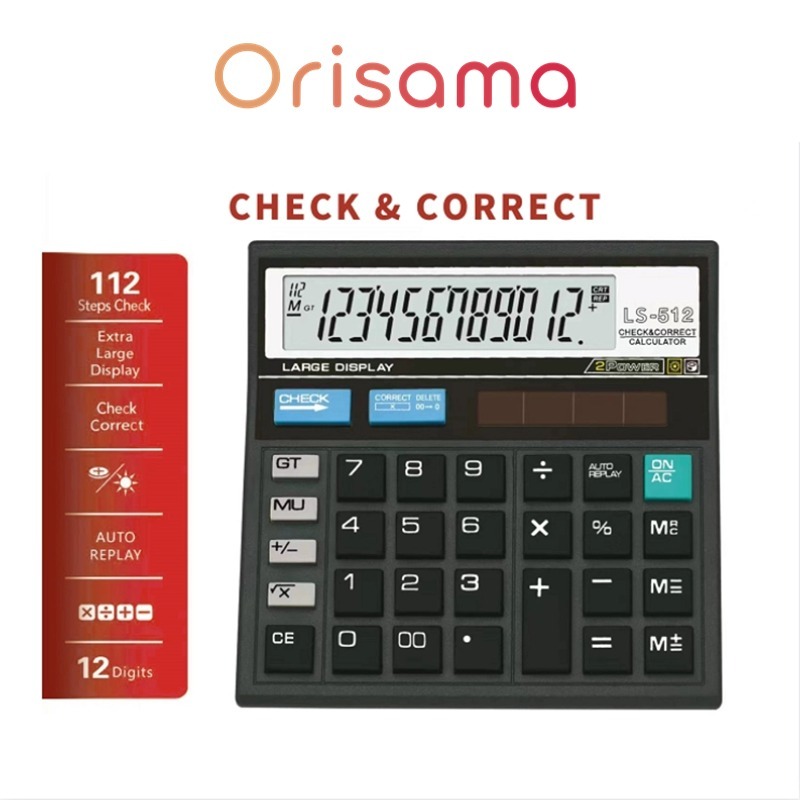 

Kalkulator 12 Digit - Calculator Check Dual Two 2 Power