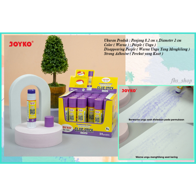 

Glue Stick Lem Batang Joyko GS-105 8 Gr (Lebih Rekat)
