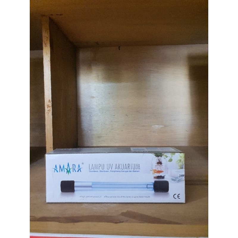 Lampu UV Aquarium Amara 7W Basmi Alga&Lumut