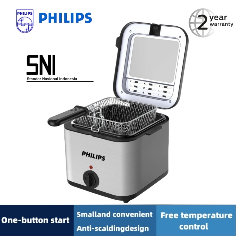 Deep Fryer philips/kompor listrik/kompor listrik low watt/ Idealife IL 2.5L Listrik Penggoreng Kenta