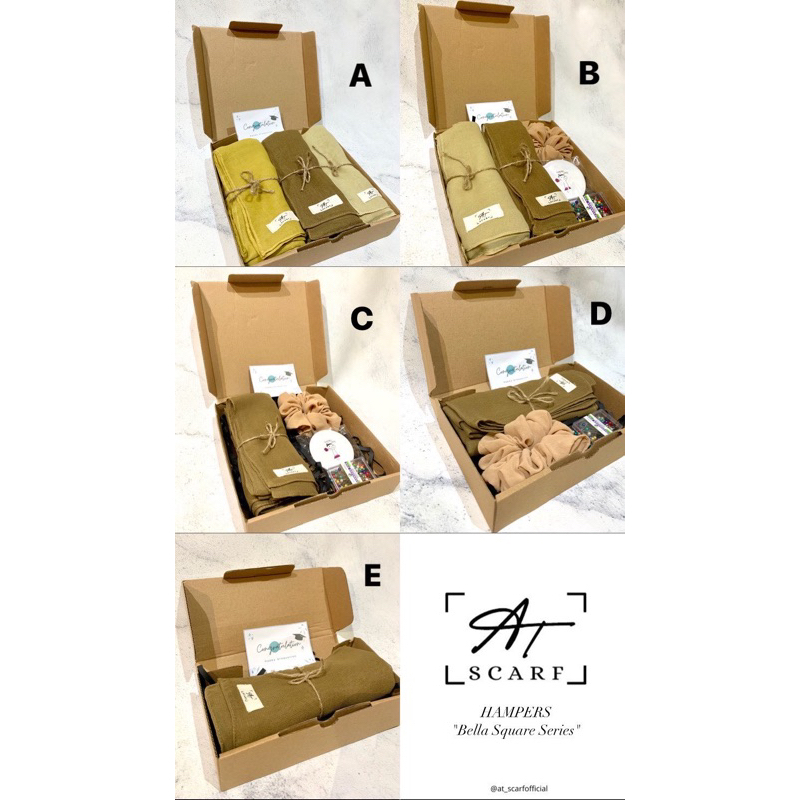 

[FREE PAPERBAG] HAMPERS HIJAB BELLA SQUARE GIFTBOX/GIFT GRADUATION/GIFT BIRTHDAY/HAMPERS TERMURAH
