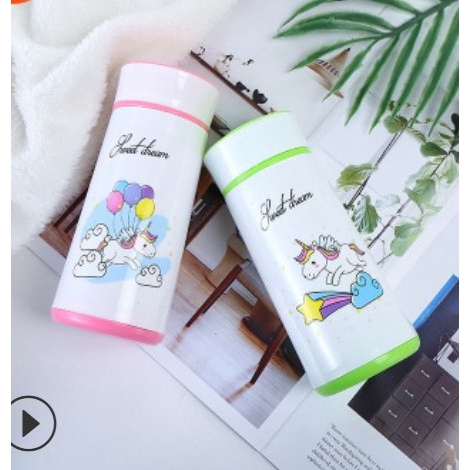 Unicorn Botol Air Minum Kaca Souvenir Ultah