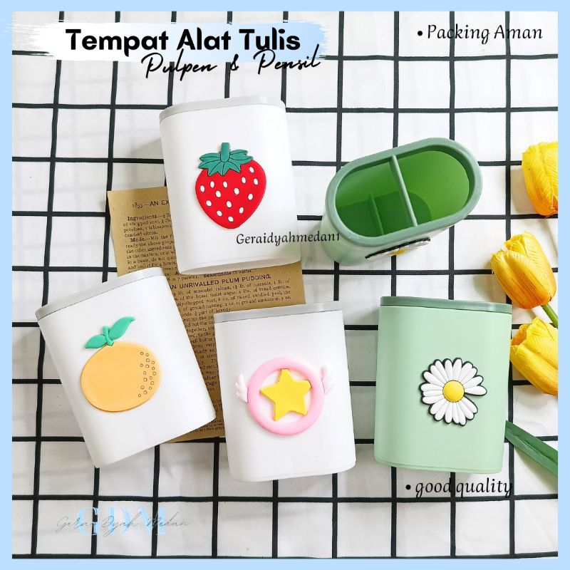 

Tempat Alat Tulis Serbaguna Pensil dan Pulpen