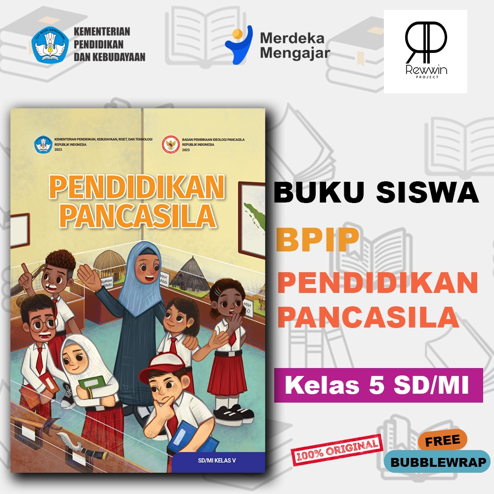 Buku PENDIDIKAN PANCASILA - PPKN - Kelas 5 SD Kurikulum Merdeka - BPIP