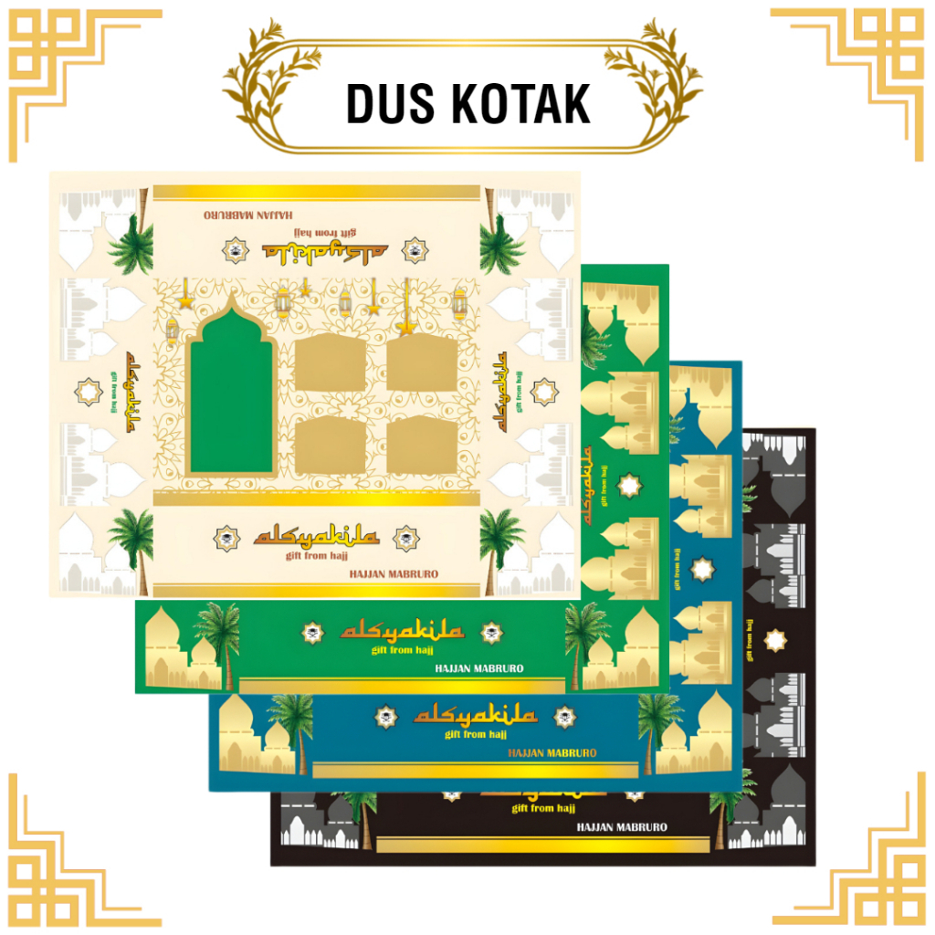 

Dus Kotak Oleh-oleh Haji & Umroh 1pak Isi 50 pcs