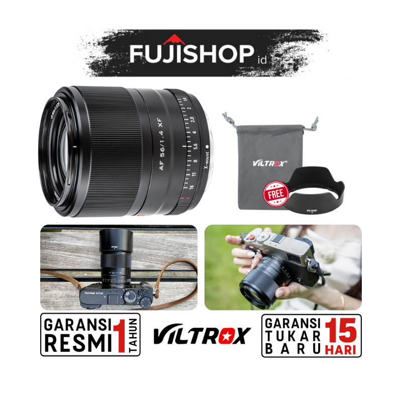 Viltrox - Viltrox 56mm f1.4 Fuji X AF Lens - Black