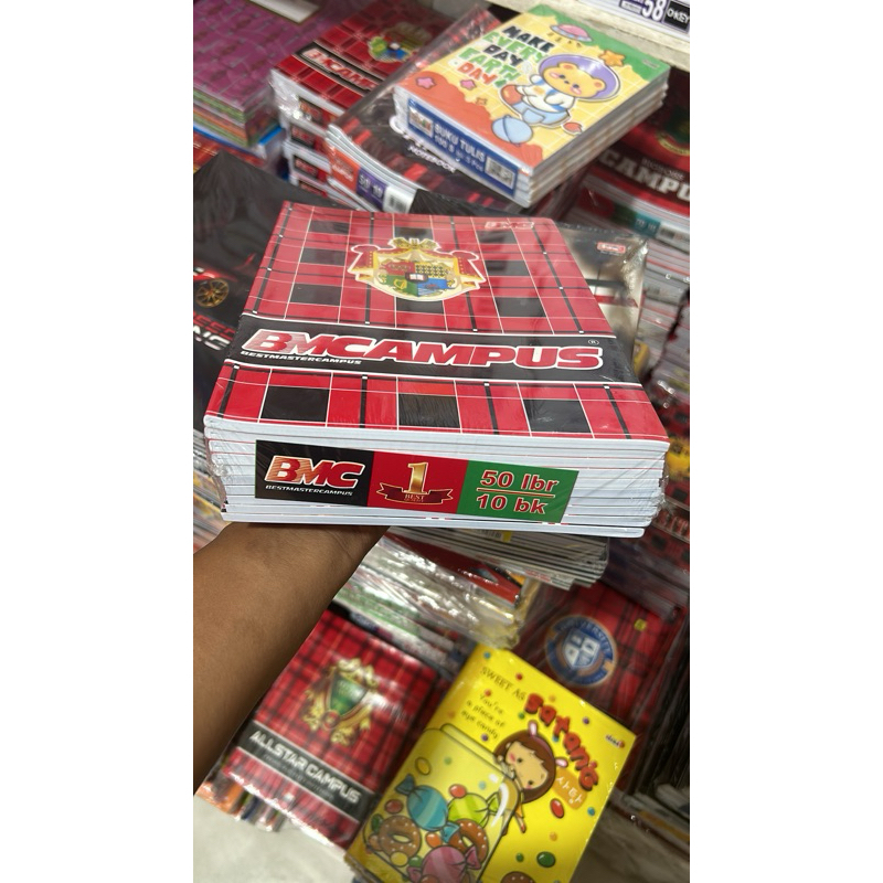 

COD buku tulis BMB 50 lembar isi 10 pcs