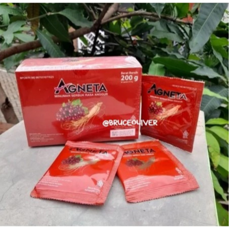 AGNETA I Agneta Red Wine Herbal Alami Penambah Stamina Original isi 20 sachet