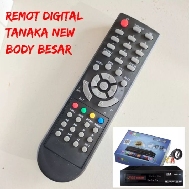 REMOT STB TANAKA NEW / REMOTE SET TOP BOX TANAKA BODY BESAR