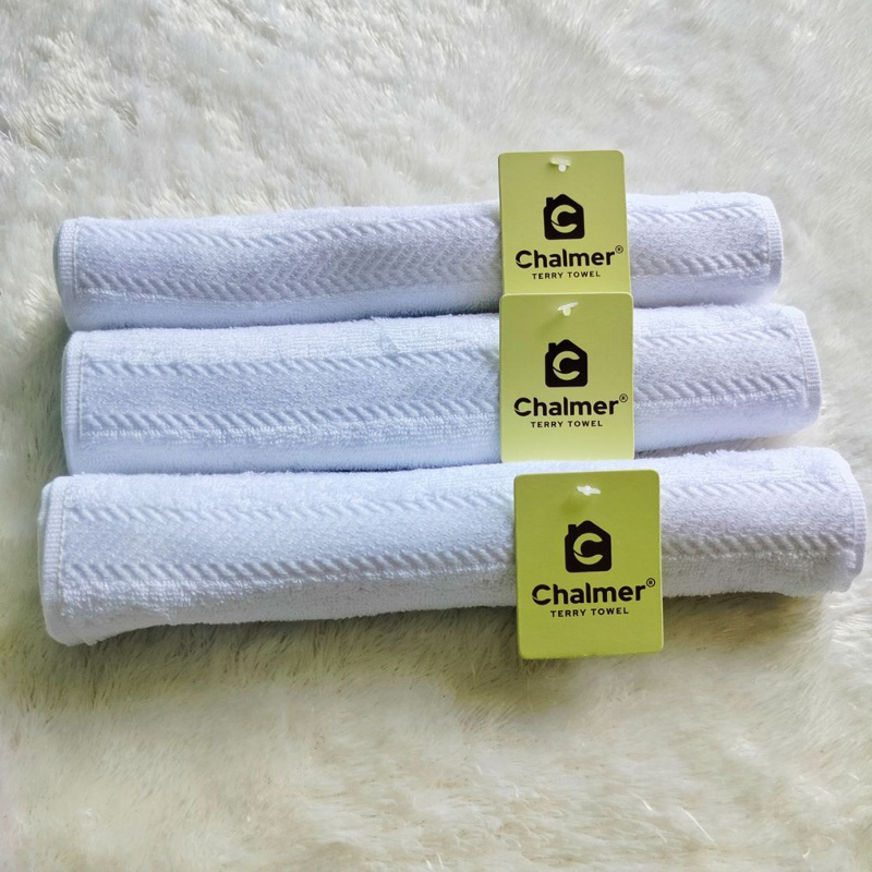 HANDUK PUTIH KECIL UNTUK HAJI ATAU UMROH |Handuk chalmer putih | handuk premium | handuk putih menye