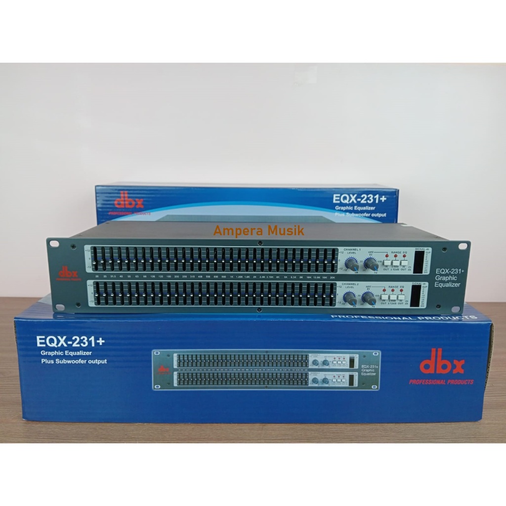 DBX Equalizer EQX 231 + Subwoofer / DBX EQX 231+/ DBX EQX231+Subwoofer