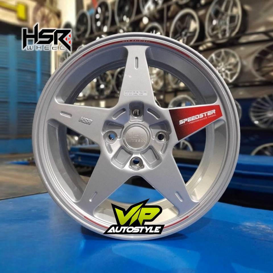 NEW Velg mobil R14 HSR Speedster Racing Honda Brio model bintang