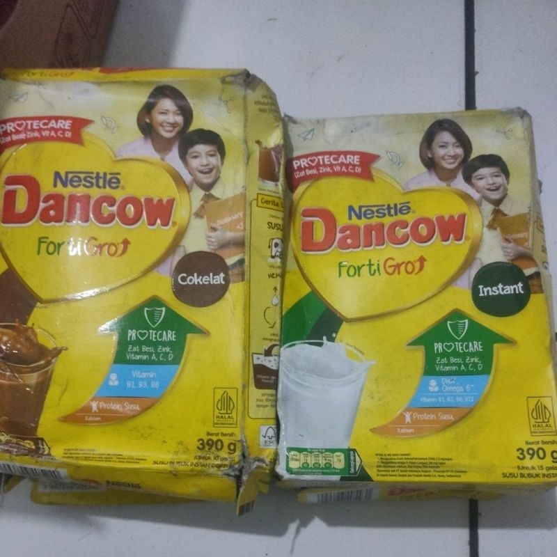 

Dancow fortigrow putih & coklat 390gr