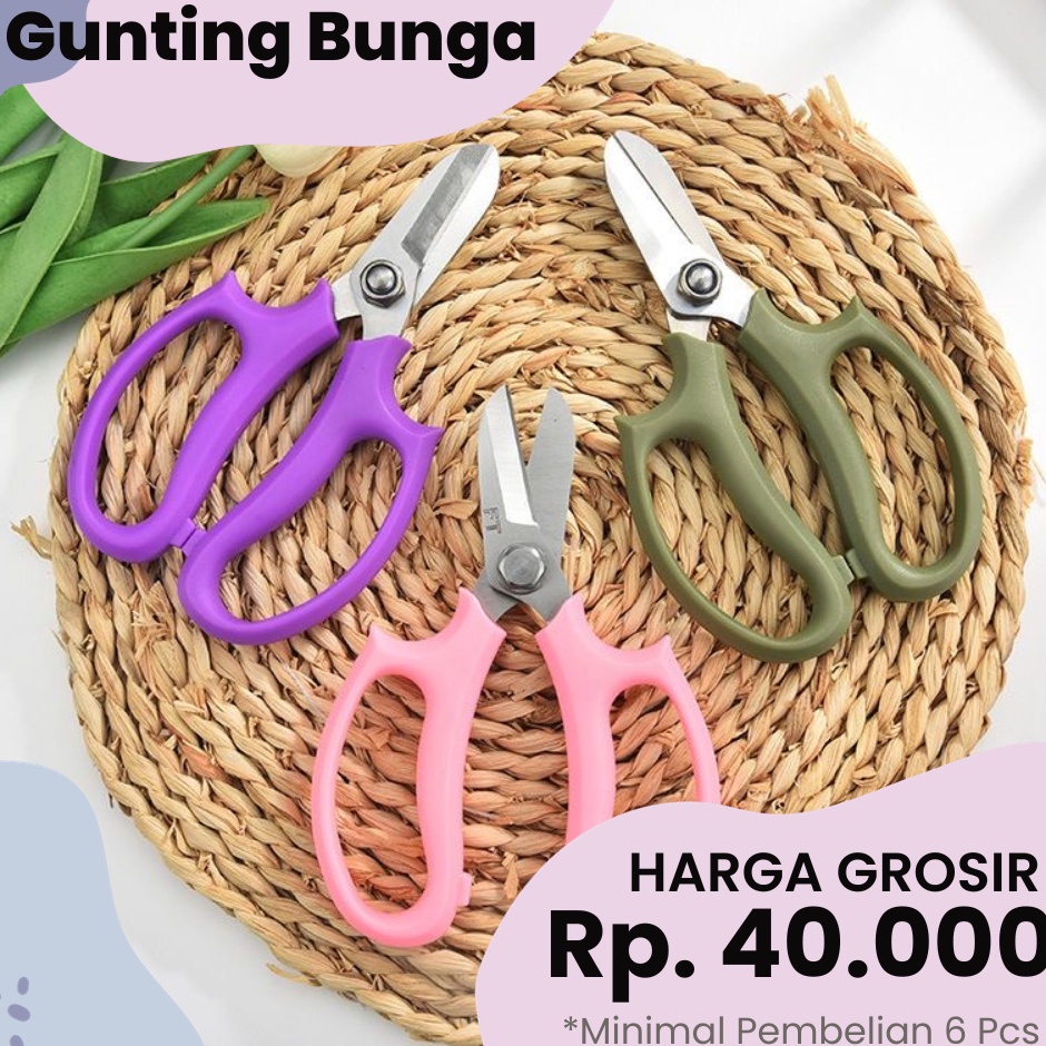 

KODE G3P5 BONG GUNTING BUNGA Florist Gunting Batang Tanaman Gunting Estetik Gunting Cantik Pemotong Dahan tanaman Gunting Kebun Gunting Rumput