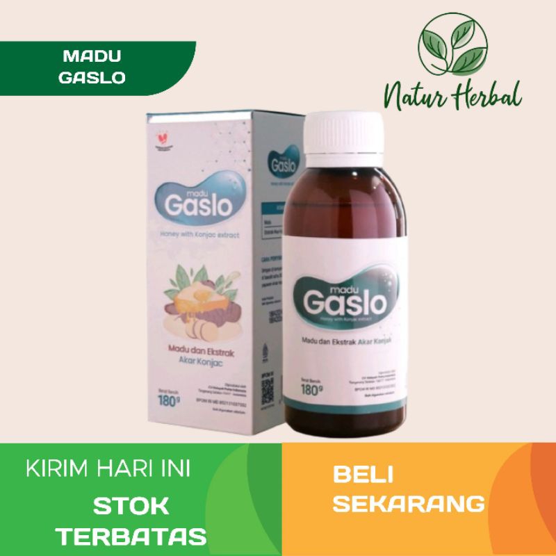 

MADU GASLO 180 GRAM | HERBAL ASAM LAMBUNG MAAG KRONIS