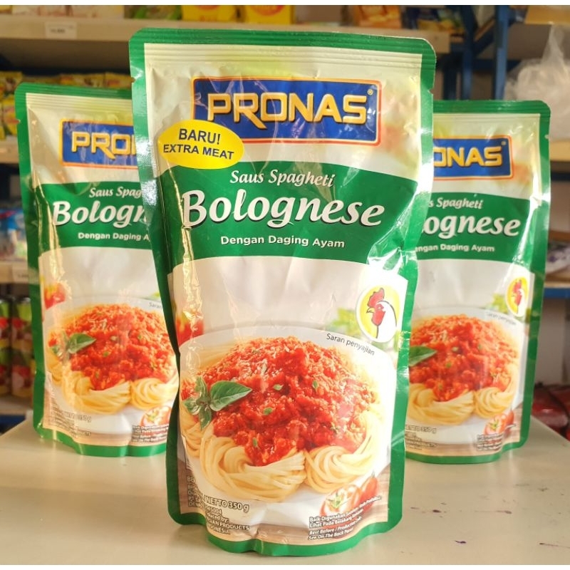 

Pronas Saus Spaghetti Ayam 315Gr / Chicken Spaghetty Sauce Pronas 315Gr / Saus Spageti Ayam