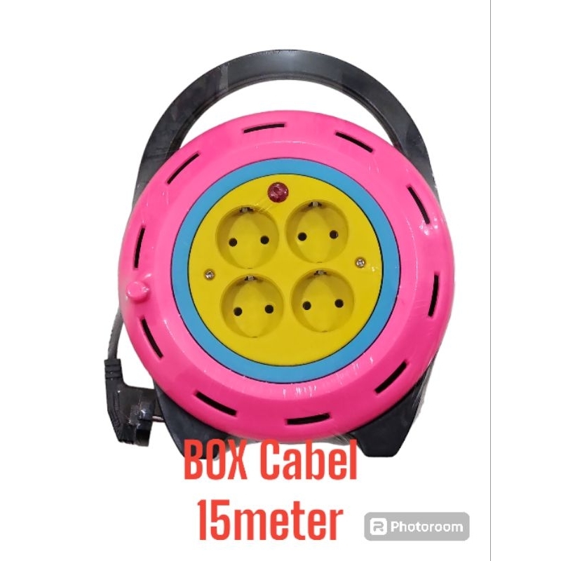 Kabel roll Kabel Box Listrik 10Meter 15 Meter PHOSSCO