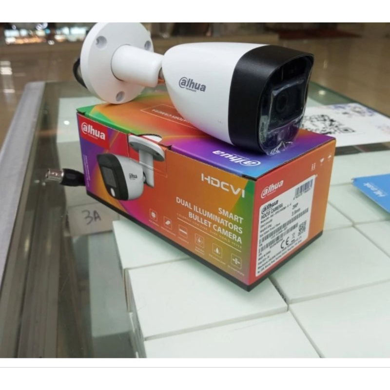 kamera Dahua 2mp outdoor audio mic analog kamera full color