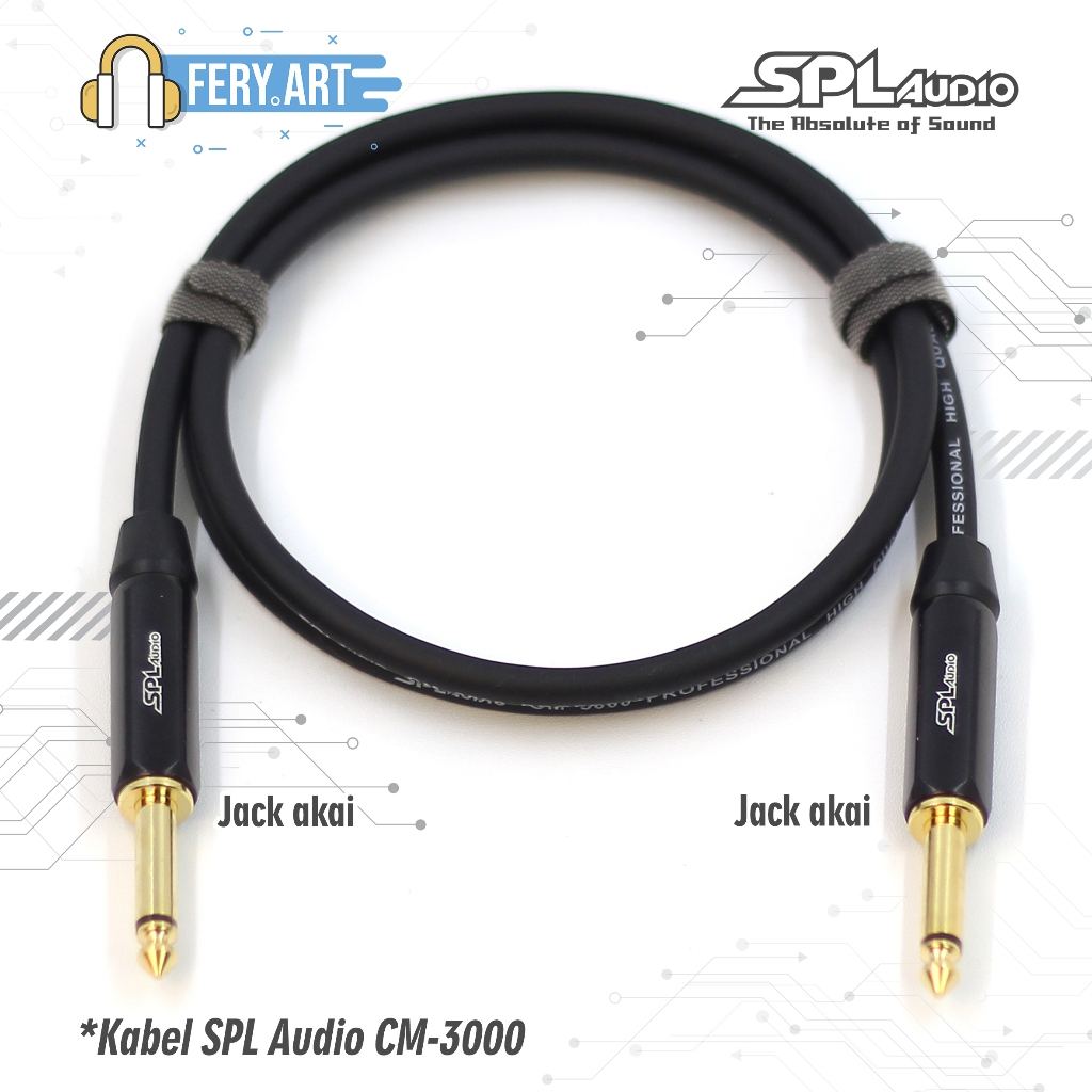 Kabel Input Gitar Mixer Crossover Equalizer Efek Vokal SPL Audio