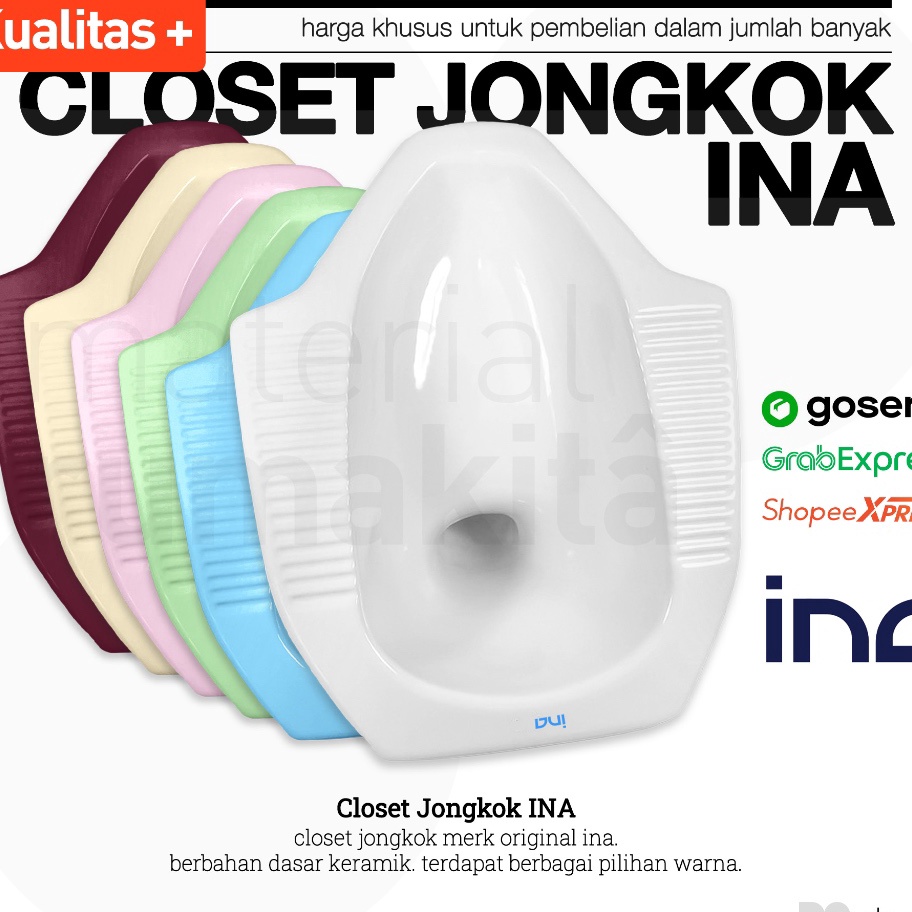 Terlaris Closet Jongkok INA  Kloset Jongkok INA C2  Warna