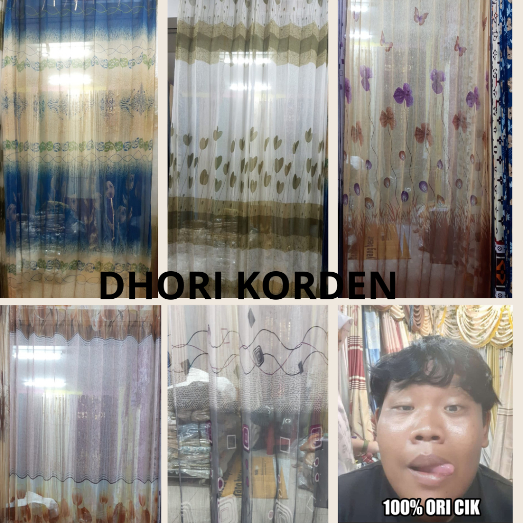 GORDEN VITRASE / DALEMAN KORDEN MOTIF BERAGAM TEBAL