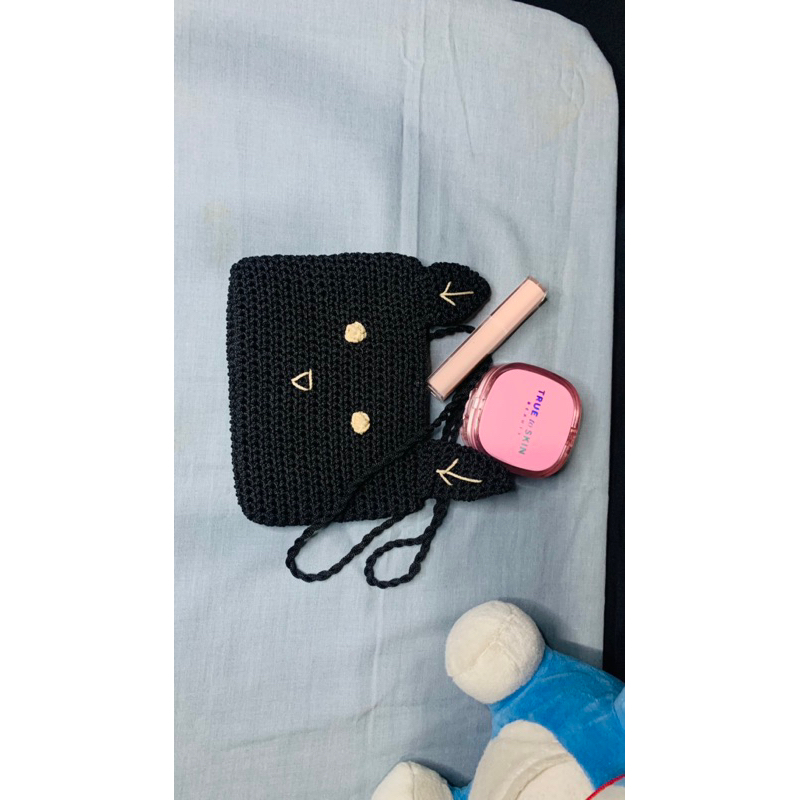 BieOlshop_Official-Tas rajut tali kur-mini bag