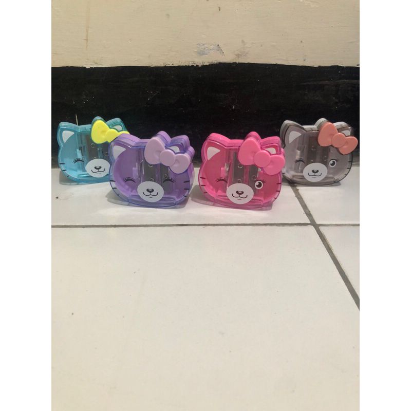 

5842 Rautan lucu Model Kitty rautan 2 lubang rautan import