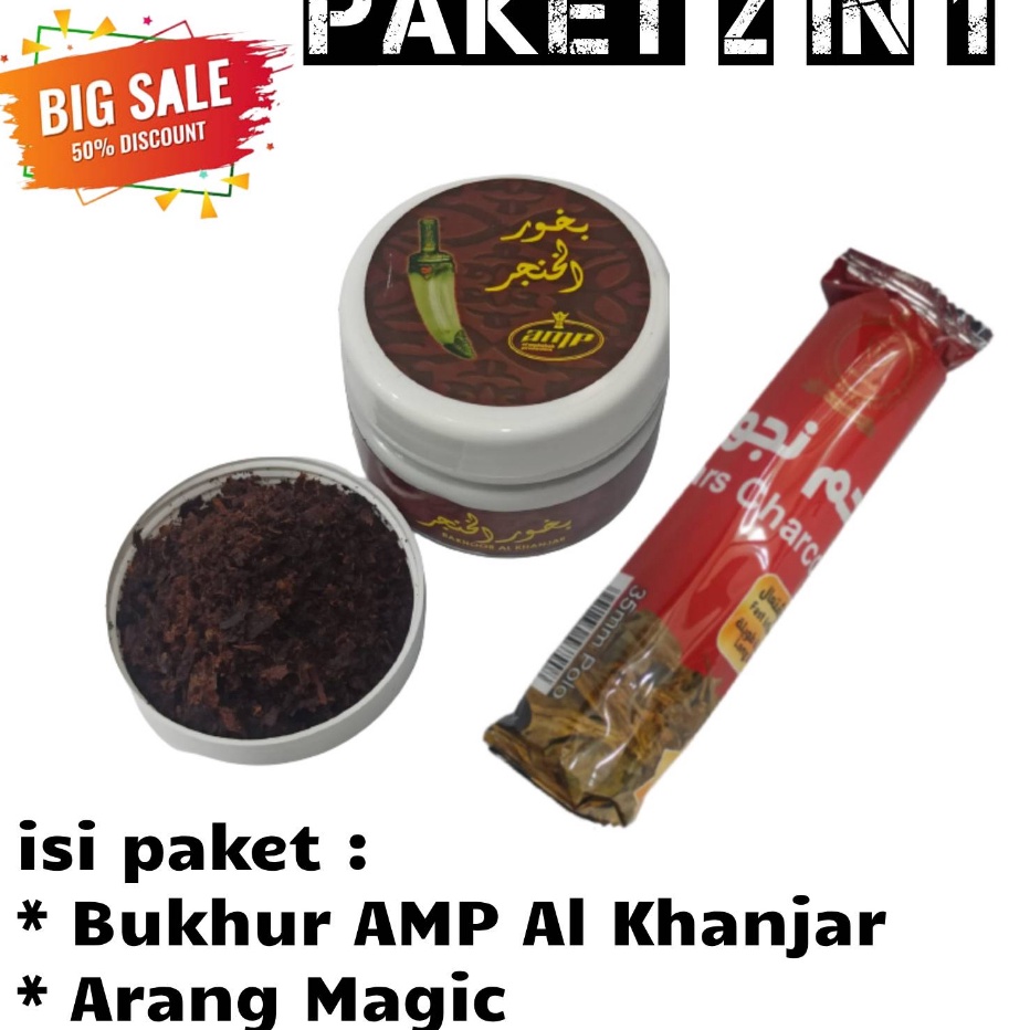GROSIR PROMO TERMURAH Paket Bukhur AMP  Arang Magic Premium Quality