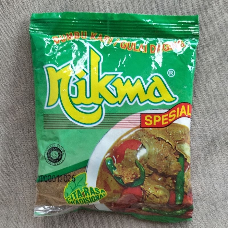 

BUMBU KARI/ GULAI DAGING Nikma Spesial 40gr