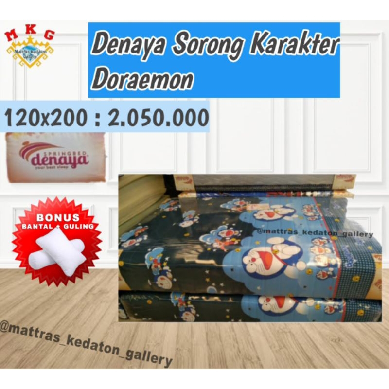 Kasur Sorong Denaya UK 120x200 motif Doraemon - kasur karakter Doraemon