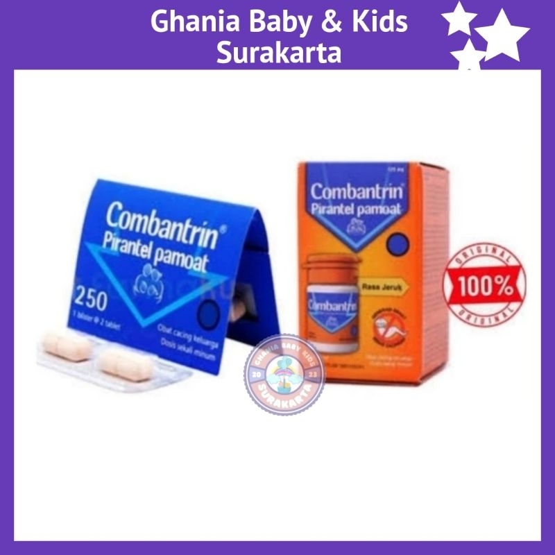 combantrin sirup dan tablet untuk anak dan dewasa mengatasi cacingan
