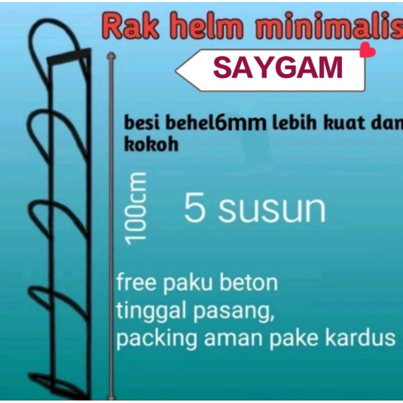 RAK HELM/GANTUNGAN HELM/HELM TEMPEL DINDING/ RAK PENYANGGA HELM