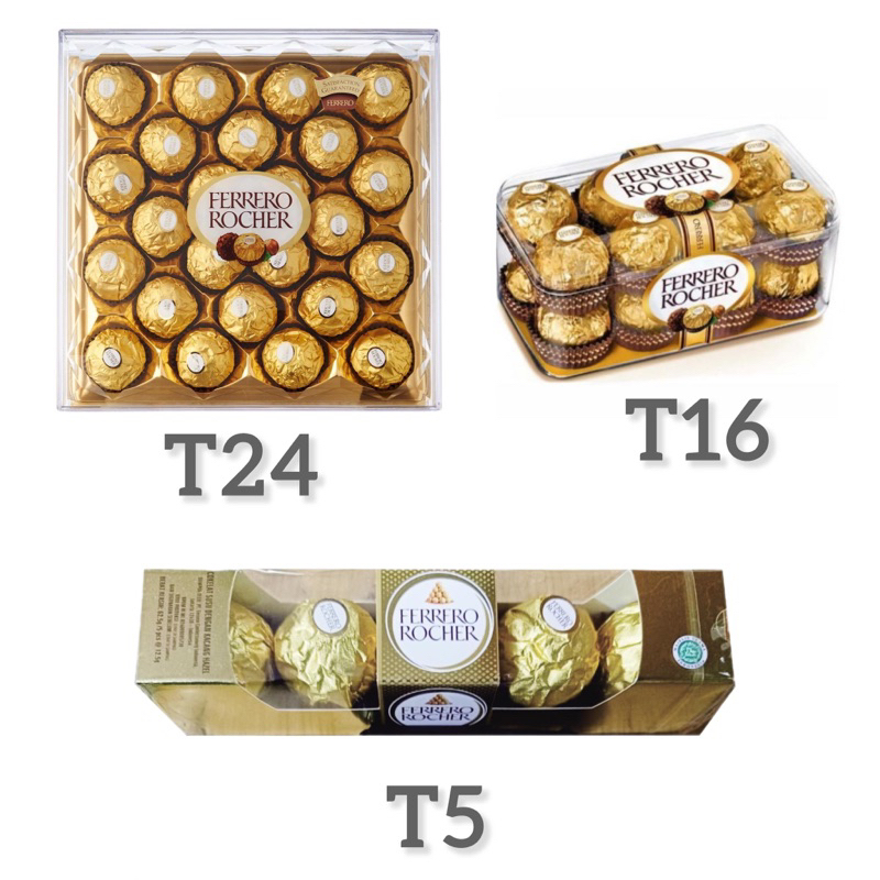 

COKLAT FERRERO ROCHER T24,T16,T5