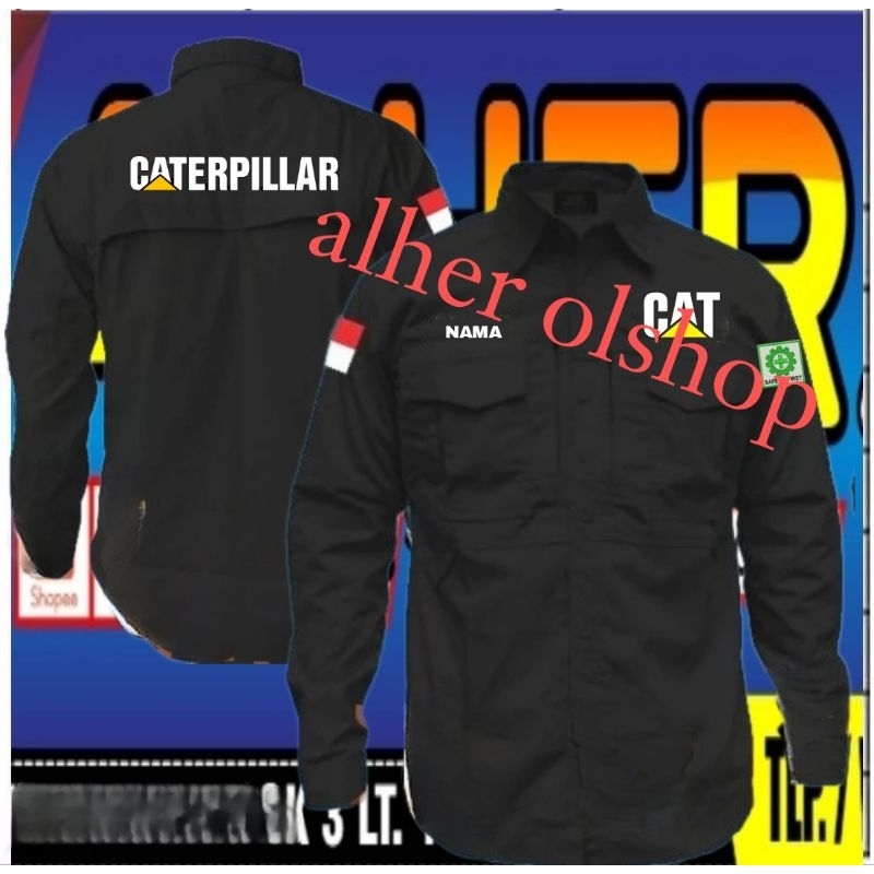 Kemeja tactical Caterpillar baju tactical Caterpillar seragam tactical Caterpillar Pdl tactical Cate