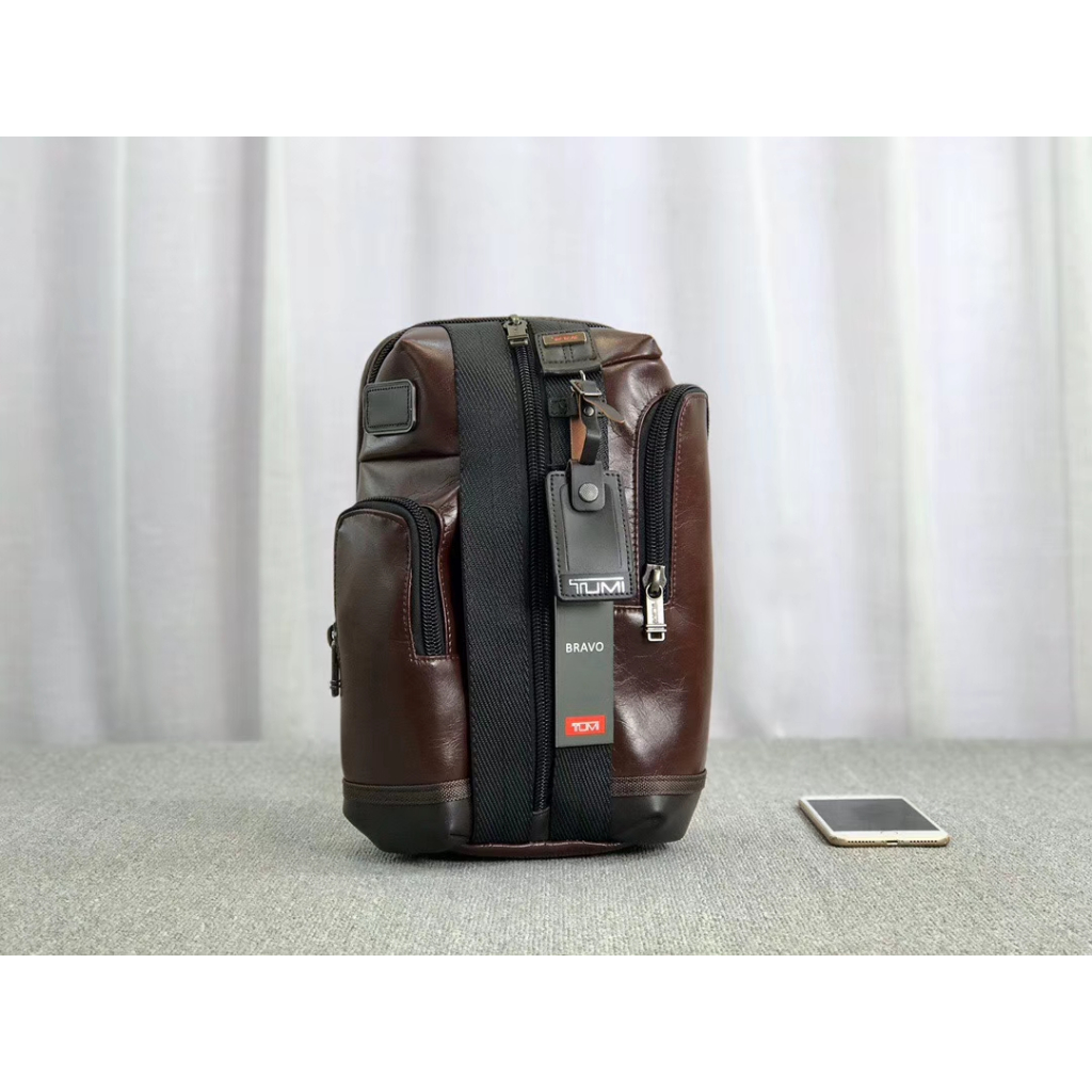 Tas selempang terlaris tumi saratoga full leather -tumi