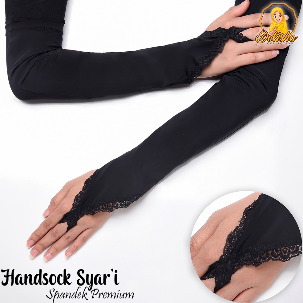 Penjualan Terbanyak Manset Tangan Cincin Renda Wanita Spandek Premium Standard  Manset Tangan Spande