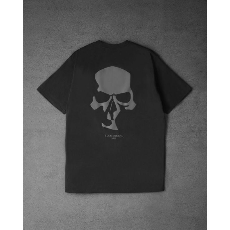 RUCAS HAND STITCH MONOGRAM TEE SKELETON V2 / RUCAS SEASON