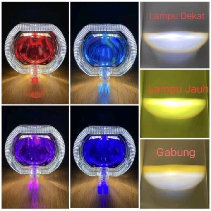 LAMPU PROJI BILET ALA ALA BILET MINI UNIVERSAL LAMPU TEMBAK BILET DAYMAKER