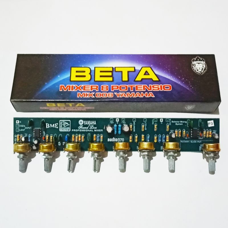 KIT Mixer 8 Potensio Yamaha SOUND LIVE BETA 8 POT MIXER By BME