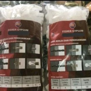 Stok terbaru Viser Fiser Plug Gypsum  Toggle  Nylon  Ram Plastik
