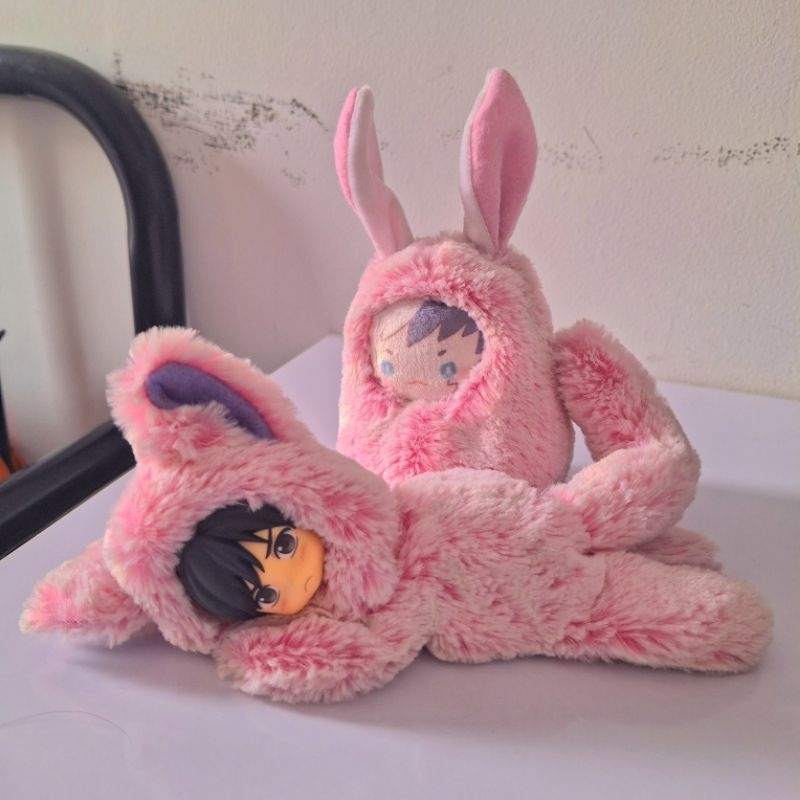 omanjuu case cat bunny pink