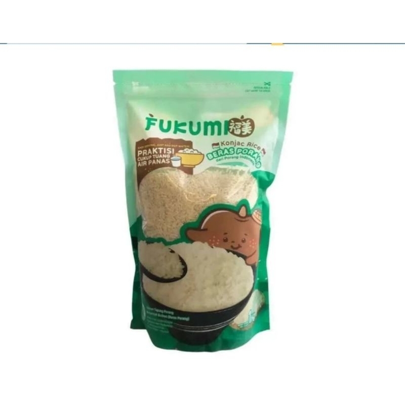 

Fukumi Beras Porang 1 Kg / Fukumi Konjac Rice Shirataki 1 Kg