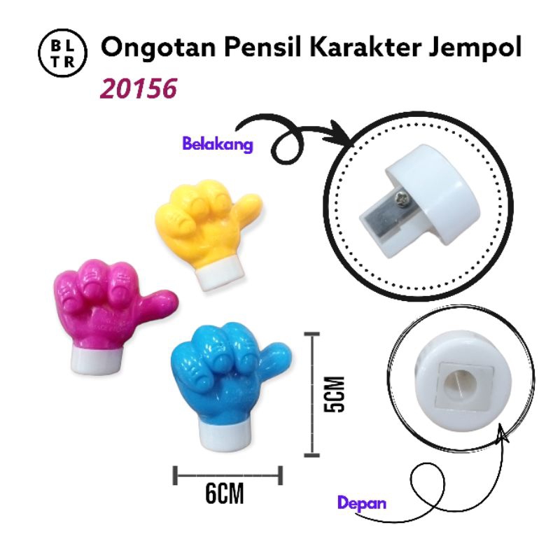 

PCS/ ONGOTAN PENSIL KARAKTER JEMPOL (20156)/NEW ORIGINAL