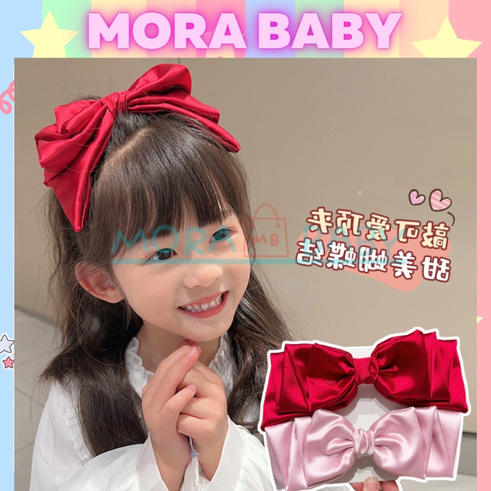 Barang Pilihan P129  JEPITAN RAMBUT JUMBO ANAK KOREA PREMIUM PITA BESAR DEWASA DAN ANAK JEPITAN ANAK