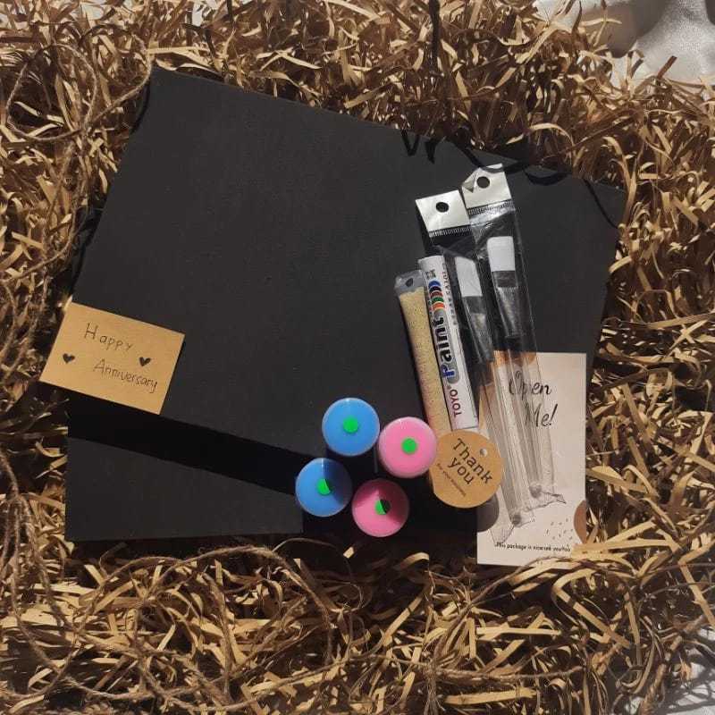 

Hampers 2 Canvas 4 Cat acrylic COD Cetakan Tangan / Hand printing kit / Handprint Couple / Handprint / Hand Printing Kanvas / Handprint Painting / Handprint couple cetakan tangan