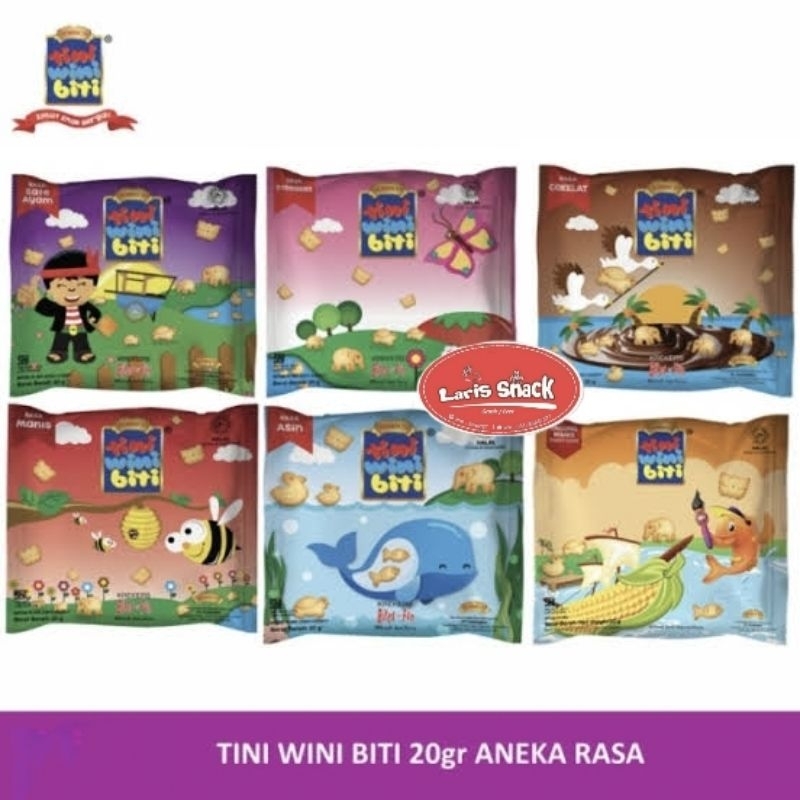 

Tini Wini Biti Crackers All Variant 18 gram (Isi 10 Bks)