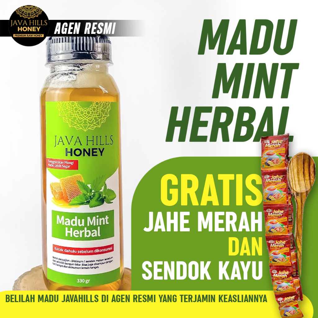Madu mint herbal java hills honey